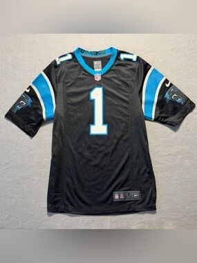Nike On Field NFL Carolina Panthers Cam Newton #1 Football Jersey Small